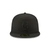 New York Mets Blackout Basic 59FIFTY Fitted Hat sold by New Era