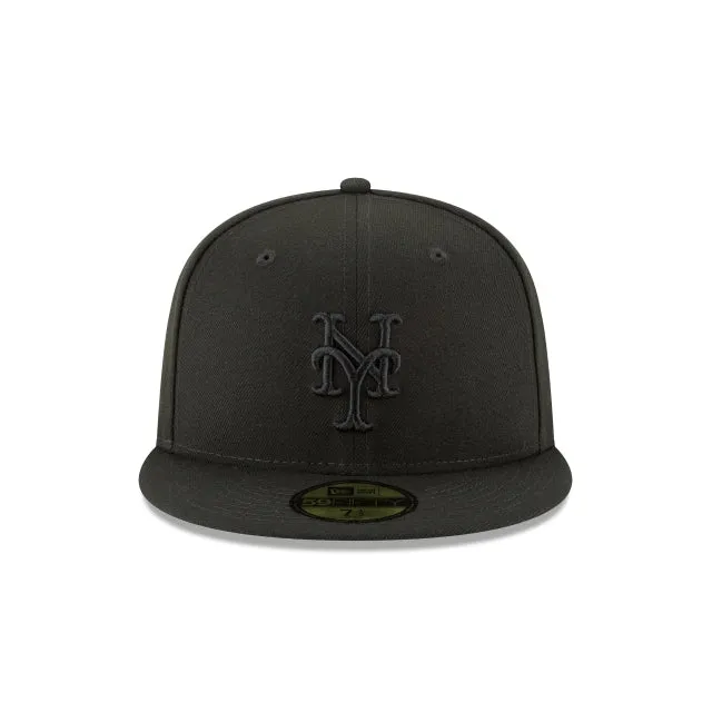 New York Mets Blackout Basic 59FIFTY Fitted Hat sold by New Era product image thumbnail 2