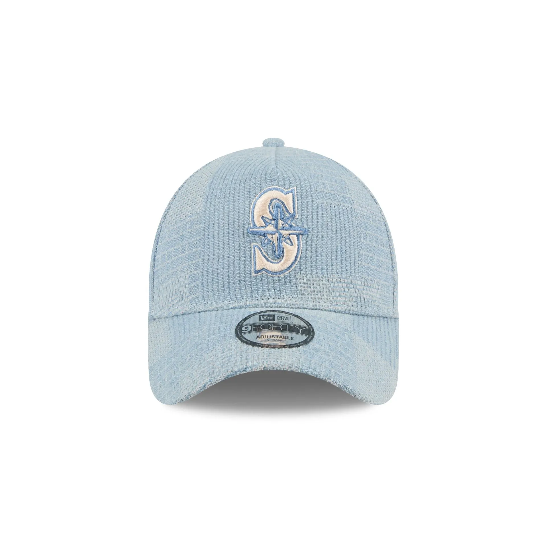Seattle Mariners Logo Essentials Denim 9FORTY A-Frame Snapback Hat sold by New Era product image thumbnail 2