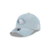 San Francisco 49ers Logo Essentials Denim 9FORTY A-Frame Snapback Hat sold by New Era