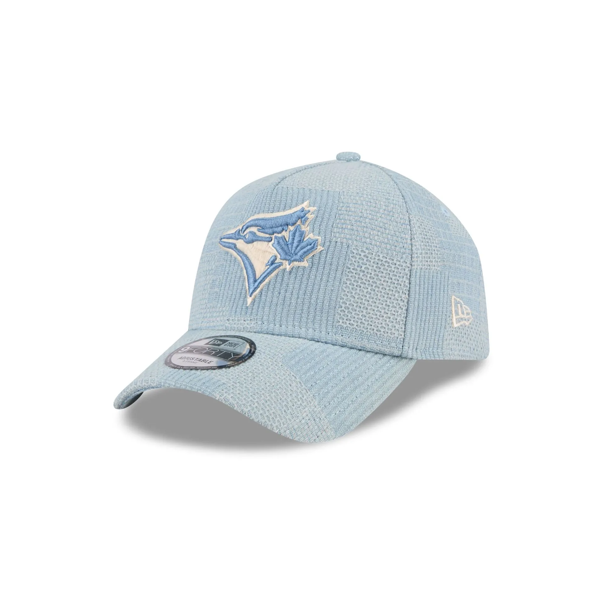 Toronto Blue Jays Logo Essentials Denim 9FORTY A-Frame Snapback Hat sold by New Era