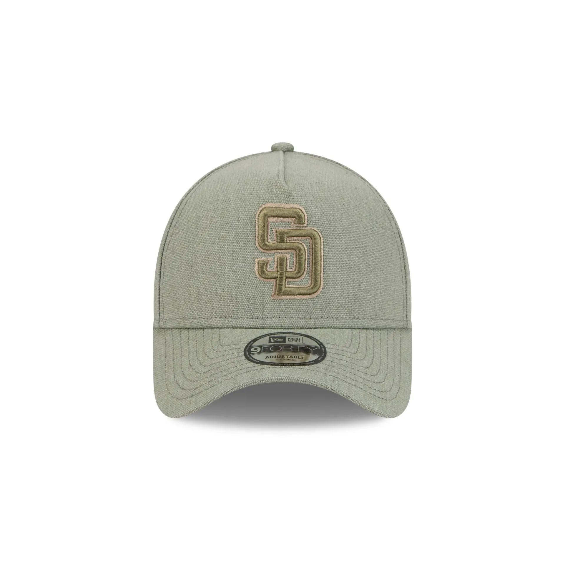 San Diego Padres Logo Essentials Olive 9FORTY A-Frame Snapback Hat sold by New Era product image thumbnail 2