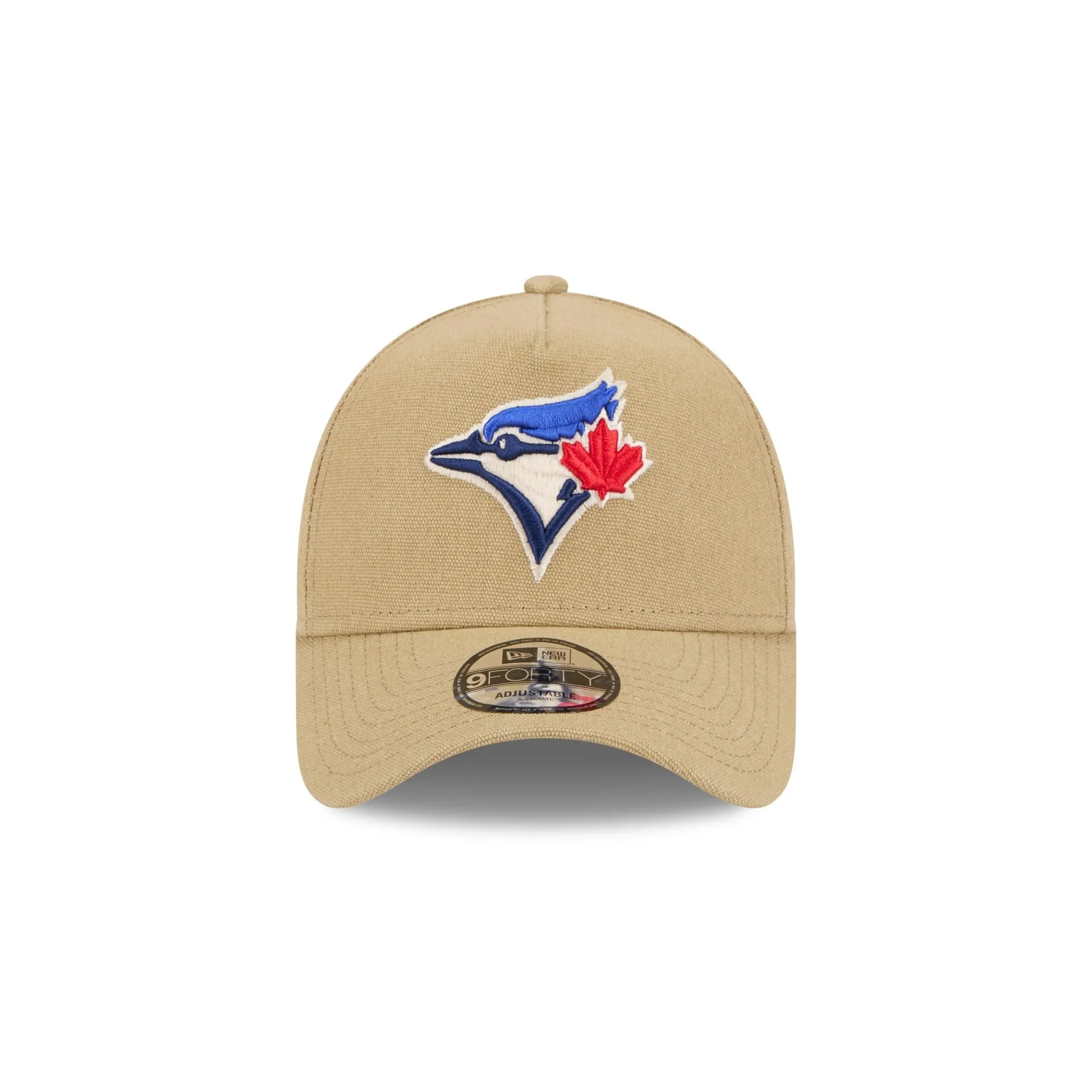 Toronto Blue Jays Logo Essentials Khaki 9FORTY A-Frame Snapback Hat sold by New Era product image thumbnail 2
