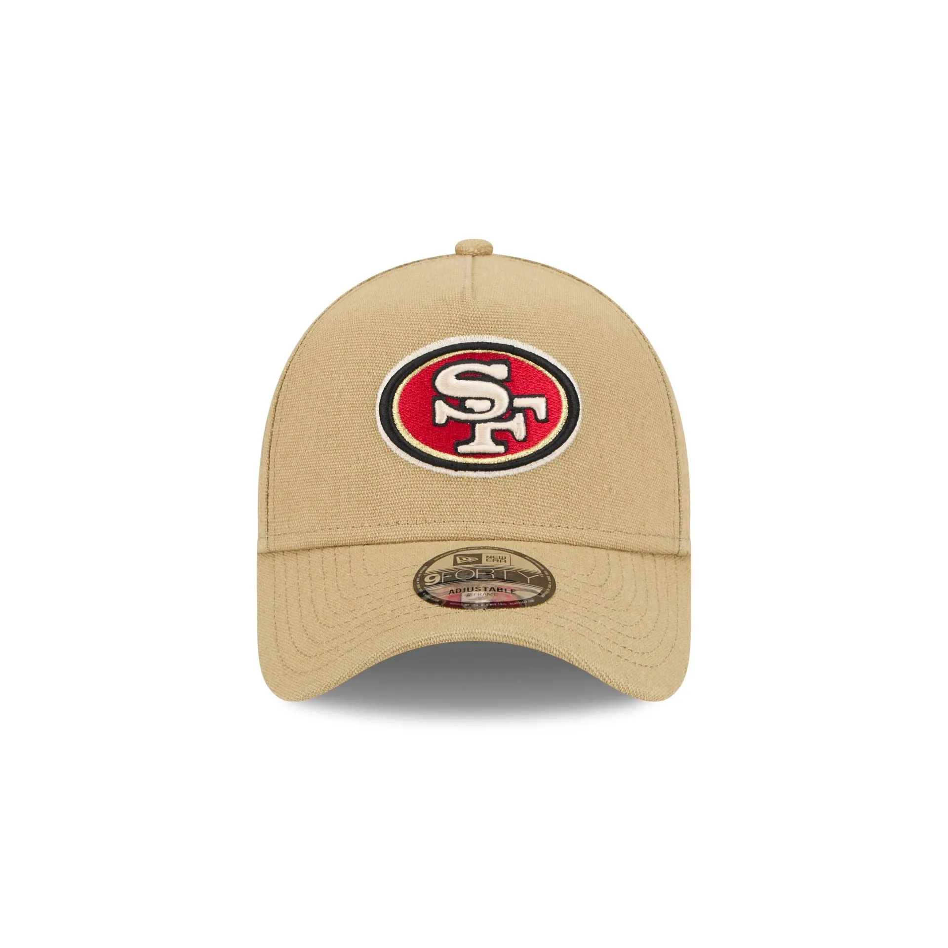 San Francisco 49ers Logo Essentials Khaki 9FORTY A-Frame Snapback Hat sold by New Era product image thumbnail 2