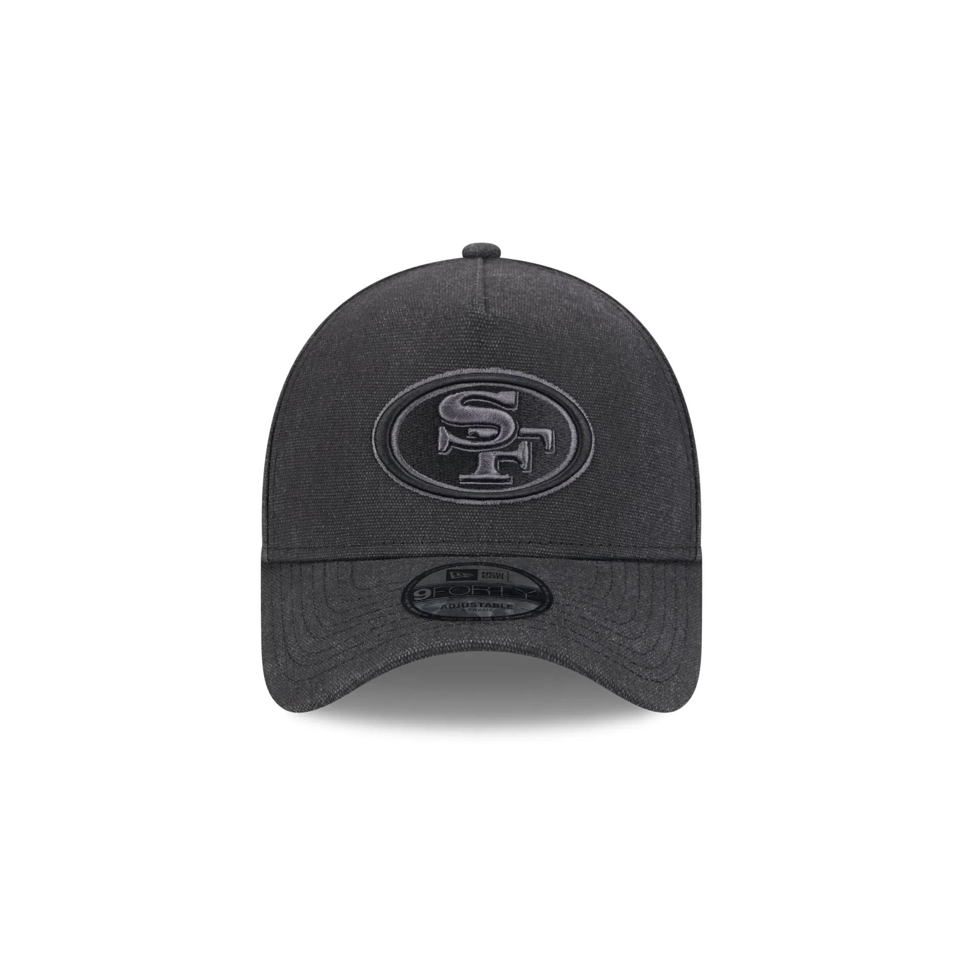 San Francisco 49ers Logo Essentials Black 9FORTY A-Frame Snapback Hat sold by New Era product image thumbnail 2