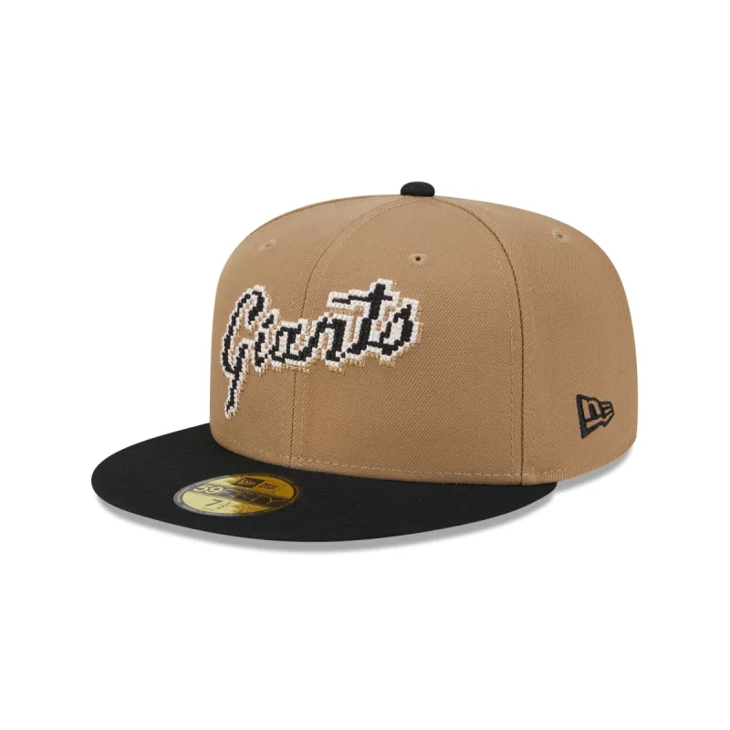 San Francisco Giants Classic 8-Bit Wordmark 59FIFTY Fitted Hat sold by New Era