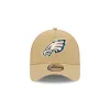 Philadelphia Eagles Logo Essentials Khaki 9FORTY A-Frame Snapback Hat sold by New Era