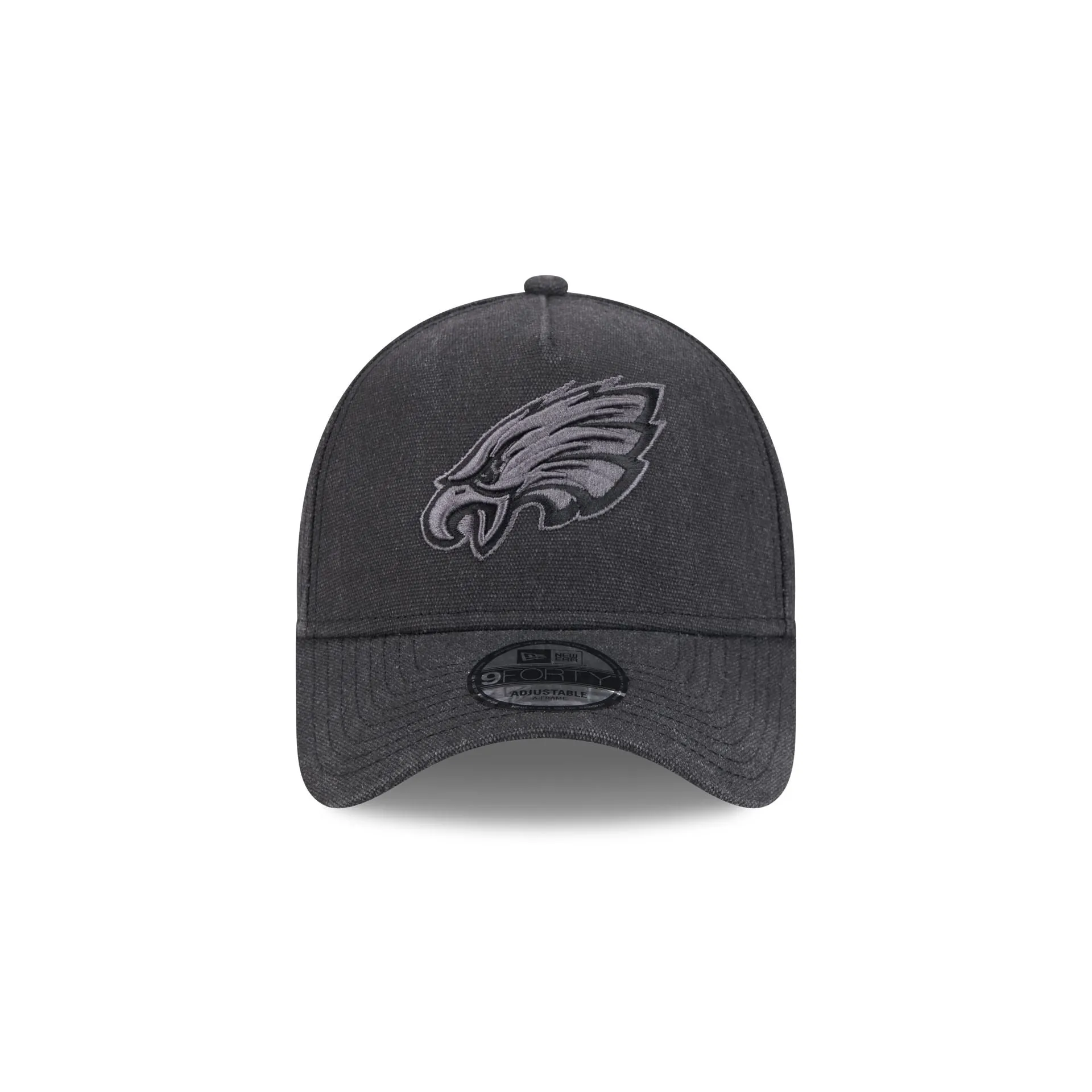 Philadelphia Eagles Logo Essentials Black 9FORTY A-Frame Snapback Hat sold by New Era product image thumbnail 2