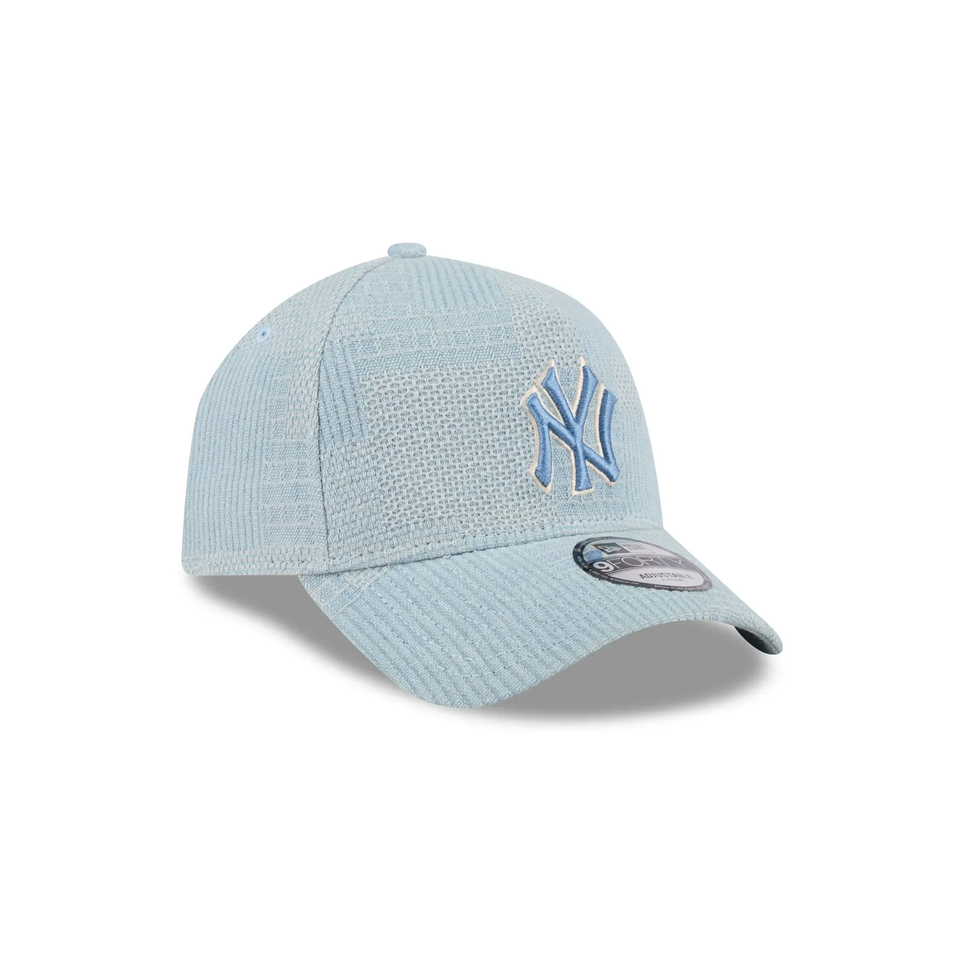 New York Yankees Logo Essentials Denim 9FORTY A-Frame Snapback Hat sold by New Era product image thumbnail 3