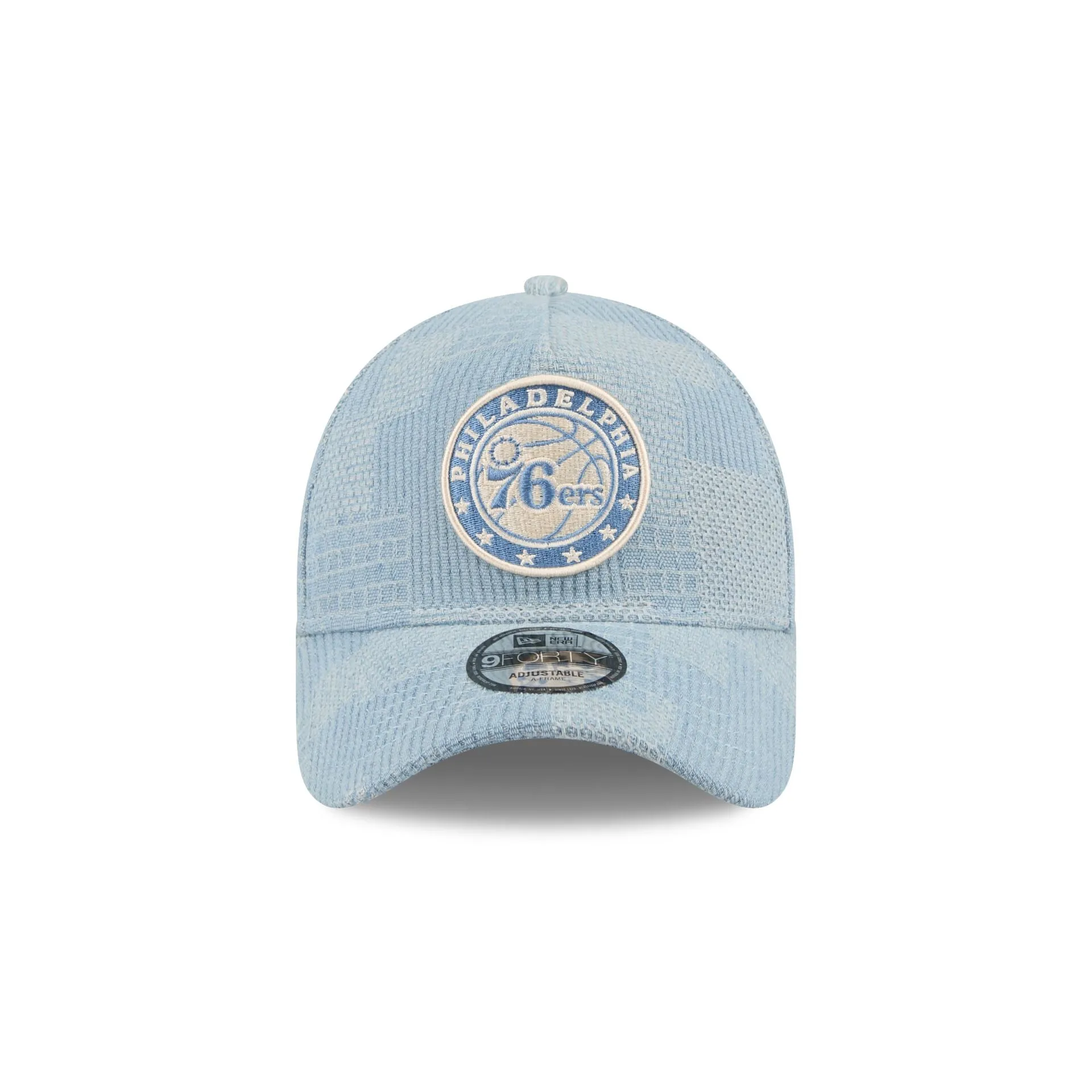 Philadelphia 76ers Logo Essentials Denim 9FORTY A-Frame Snapback Hat sold by New Era product image thumbnail 2