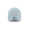 Los Angeles Rams Logo Essentials Denim 9FORTY A-Frame Snapback Hat sold by New Era