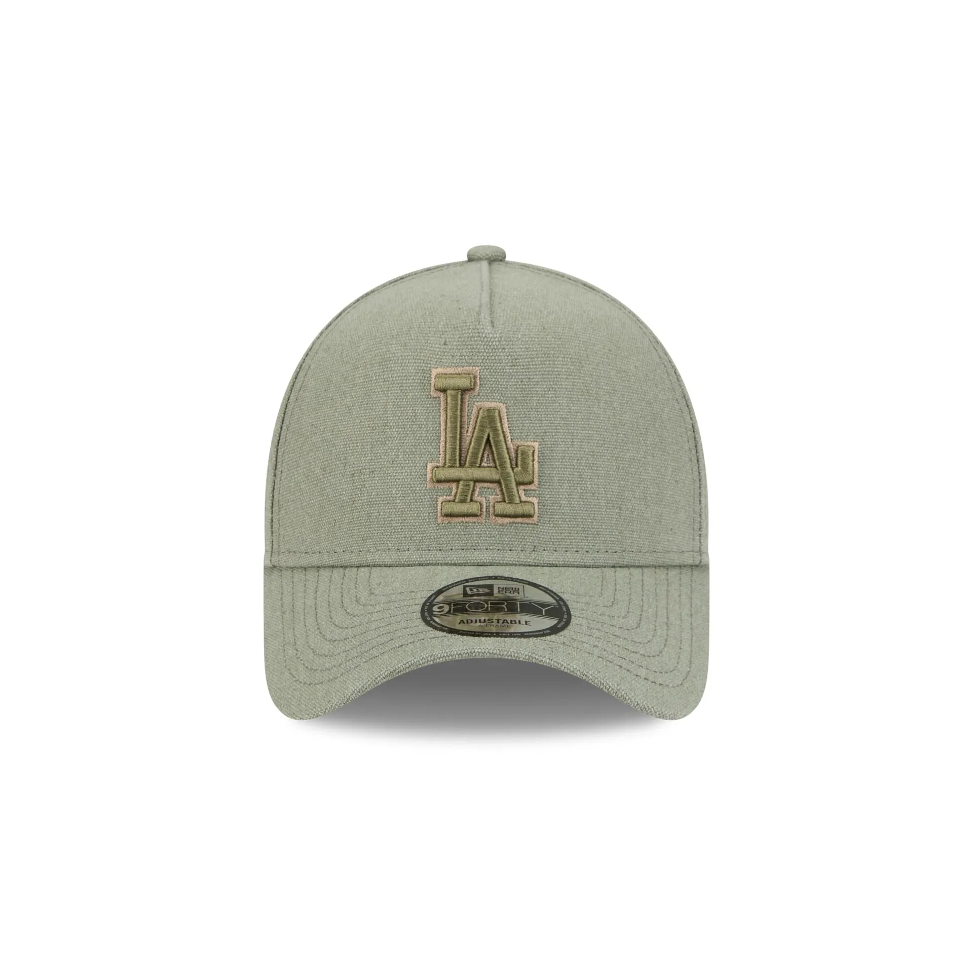 Los Angeles Dodgers Logo Essentials Olive 9FORTY A-Frame Snapback Hat sold by New Era product image thumbnail 2