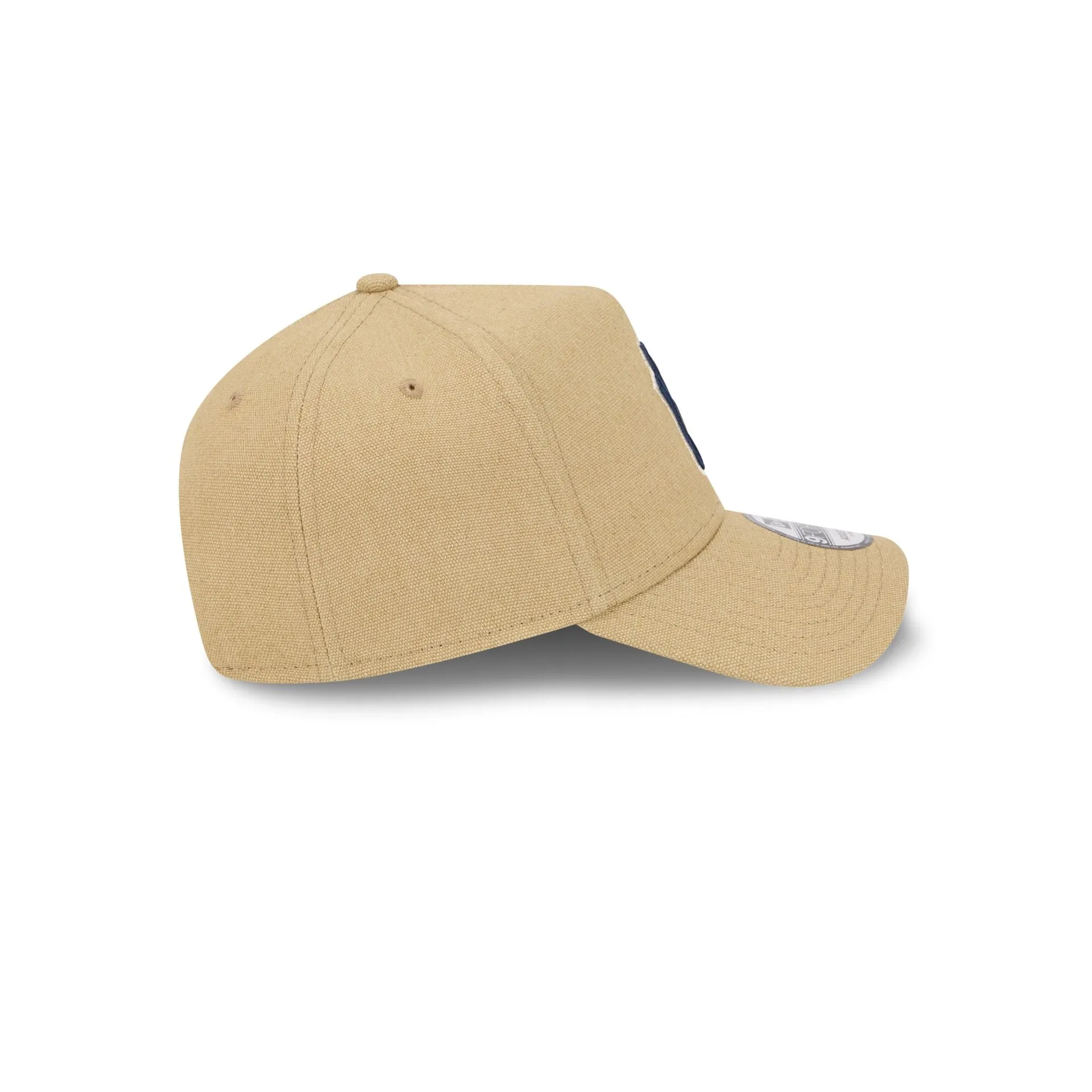 New York Yankees Logo Essentials Khaki 9FORTY A-Frame Snapback Hat sold by New Era product image thumbnail 5
