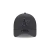 Oakland Athletics Logo Essentials Black 9FORTY A-Frame Snapback Hat sold by New Era