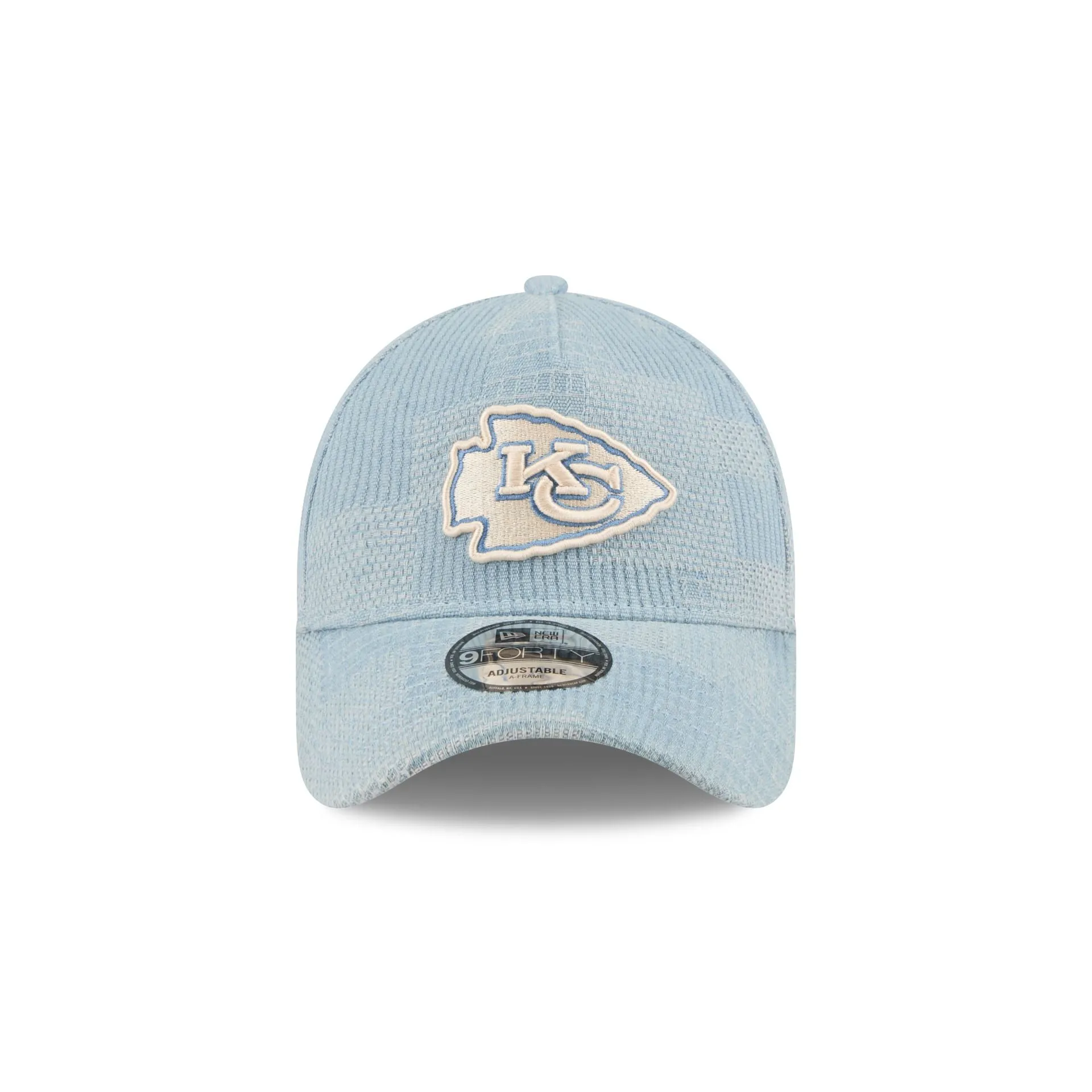 Kansas City Chiefs Logo Essentials Denim 9FORTY A-Frame Snapback Hat sold by New Era product image thumbnail 2