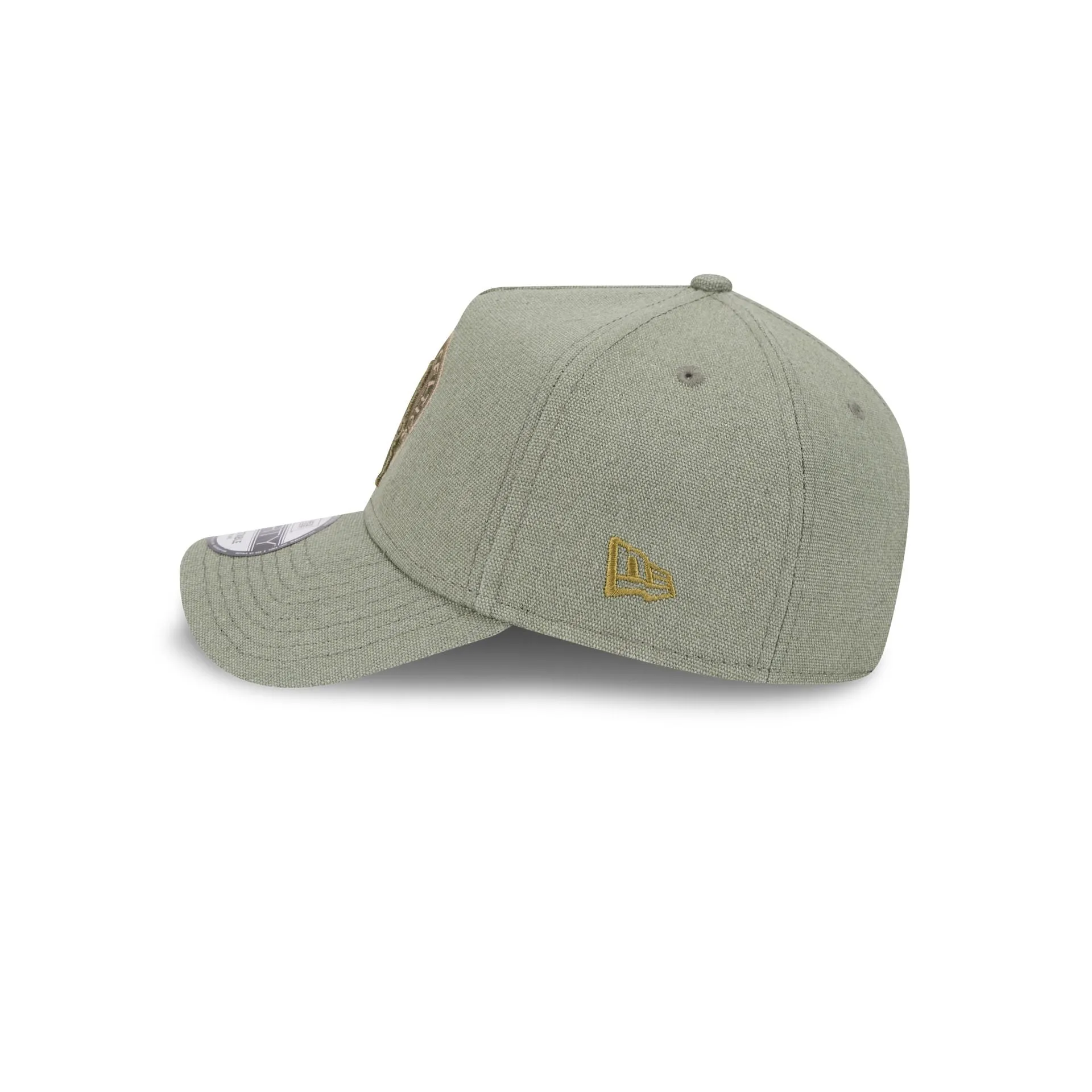 Boston Celtics Logo Essentials Olive 9FORTY A-Frame Snapback Hat sold by New Era product image thumbnail 4