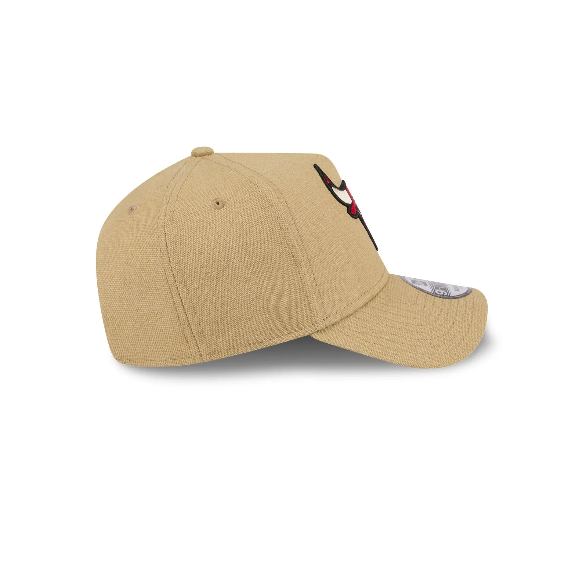 Chicago Bulls Logo Essentials Khaki 9FORTY A-Frame Snapback Hat sold by New Era product image thumbnail 5