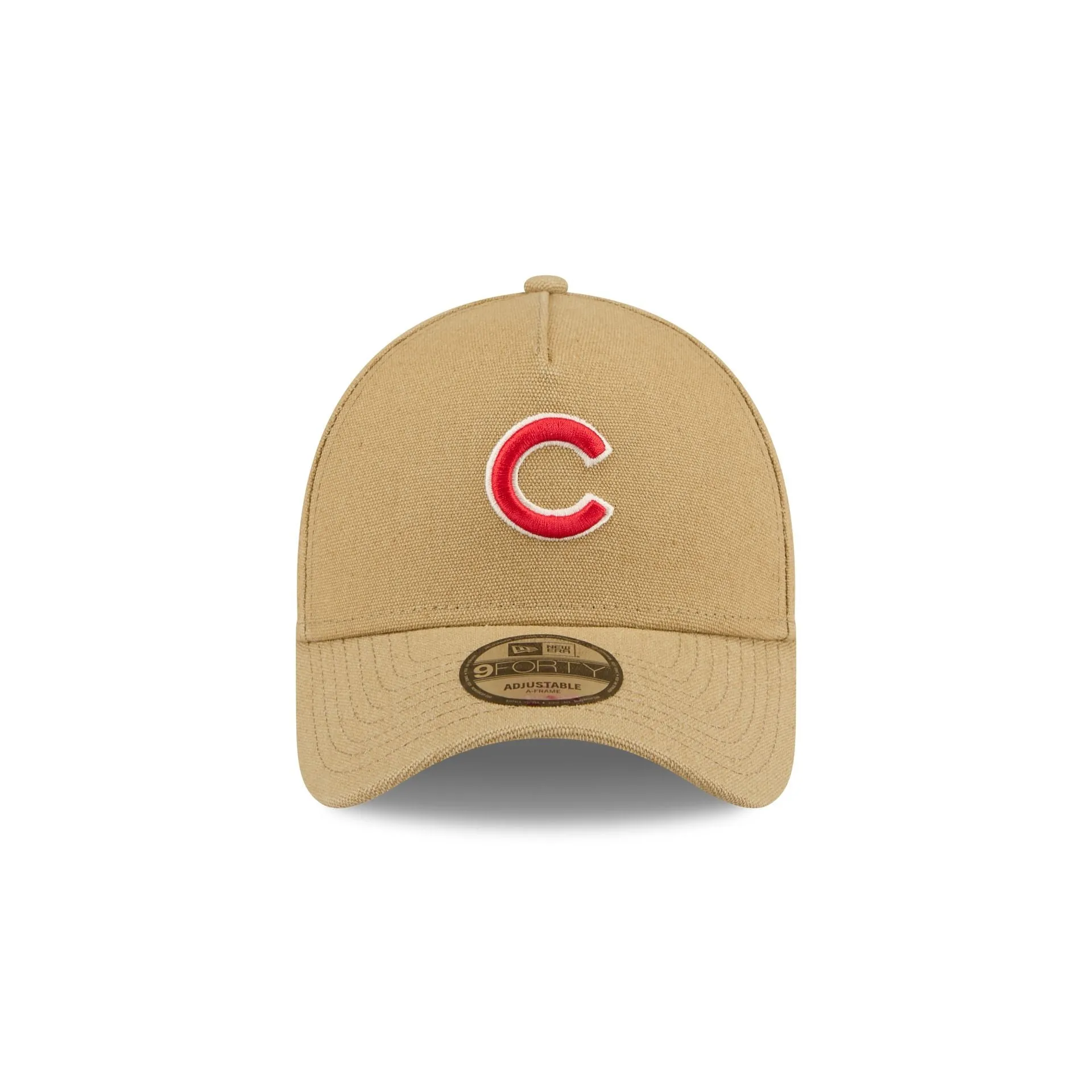 Chicago Cubs Logo Essentials Khaki 9FORTY A-Frame Snapback Hat sold by New Era product image thumbnail 2