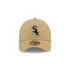 Chicago White Sox Logo Essentials Khaki 9FORTY A-Frame Snapback Hat sold by New Era
