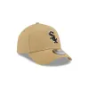 Chicago White Sox Logo Essentials Khaki 9FORTY A-Frame Snapback Hat sold by New Era