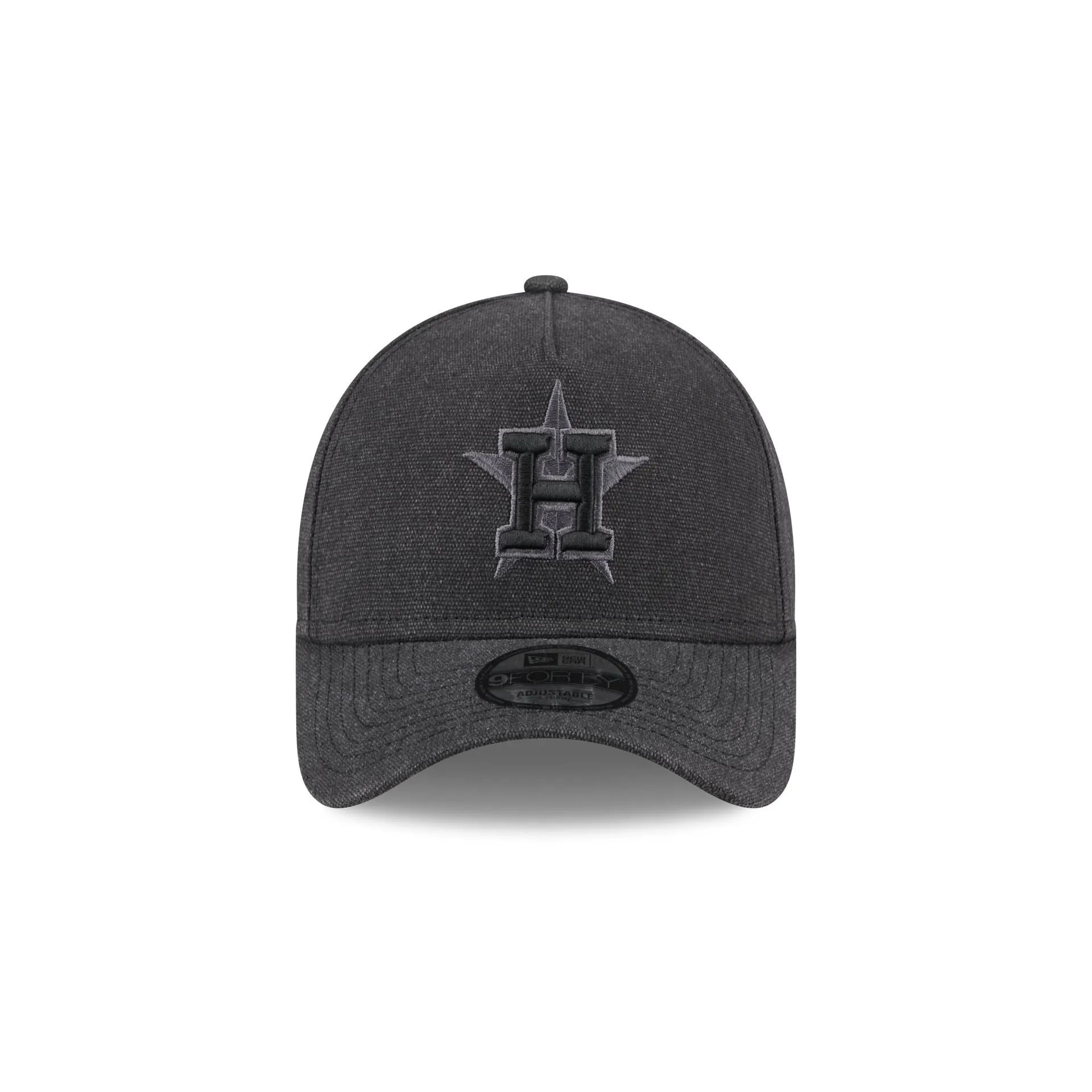 Houston Astros Logo Essentials Black 9FORTY A-Frame Snapback Hat sold by New Era product image thumbnail 2