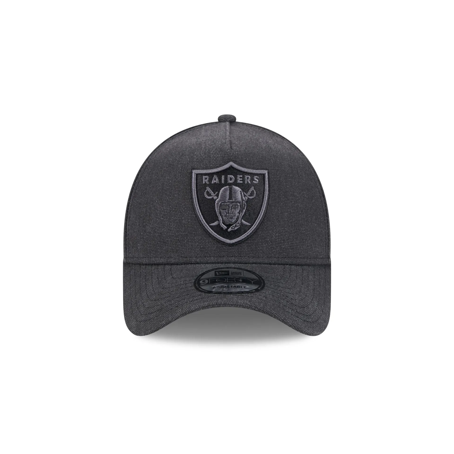 Las Vegas Raiders Logo Essentials Black 9FORTY A-Frame Snapback Hat sold by New Era product image thumbnail 2