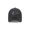 Kansas City Chiefs Logo Essentials Black 9FORTY A-Frame Snapback Hat sold by New Era