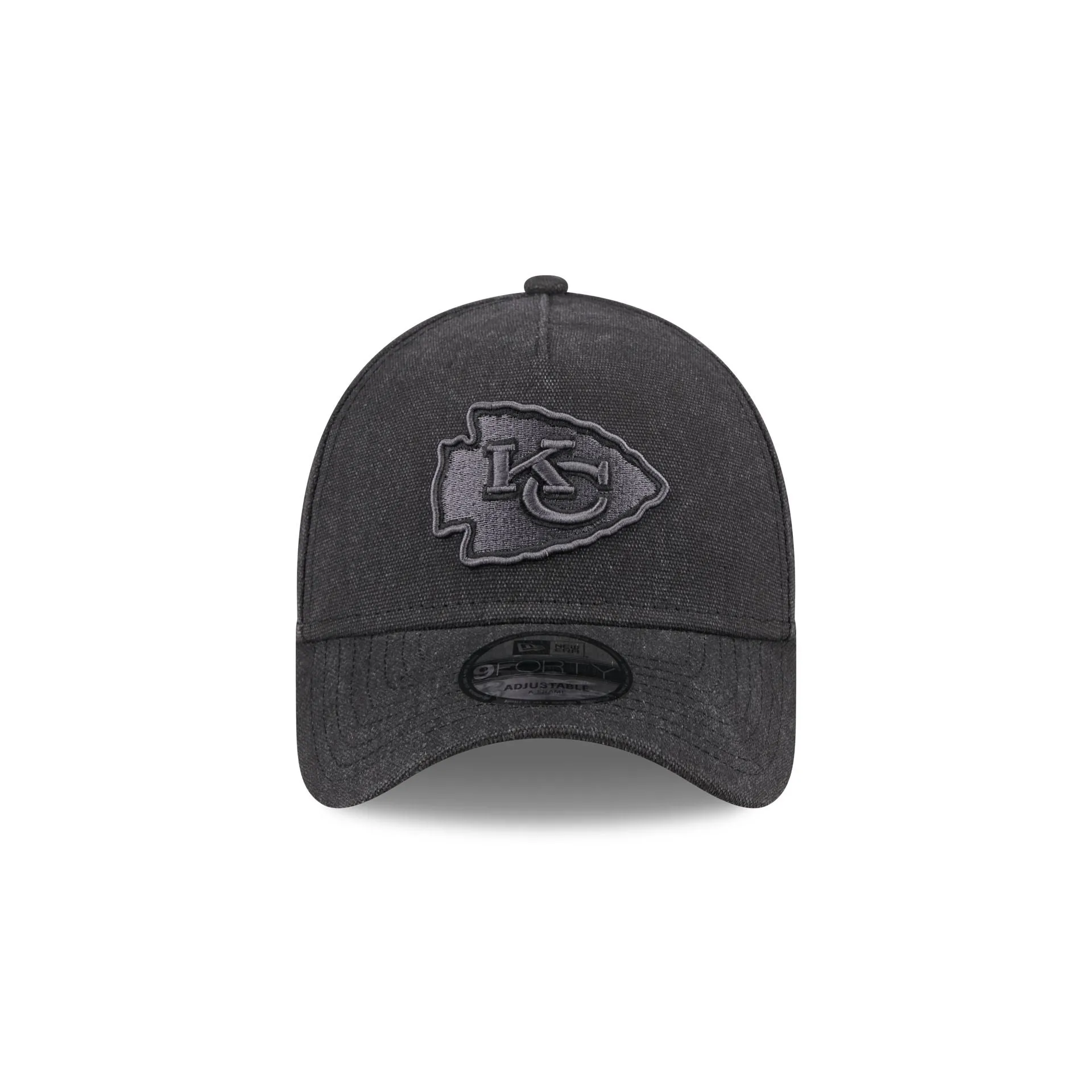 Kansas City Chiefs Logo Essentials Black 9FORTY A-Frame Snapback Hat sold by New Era product image thumbnail 2