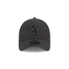 Chicago White Sox Logo Essentials Black 9FORTY A-Frame Snapback Hat sold by New Era