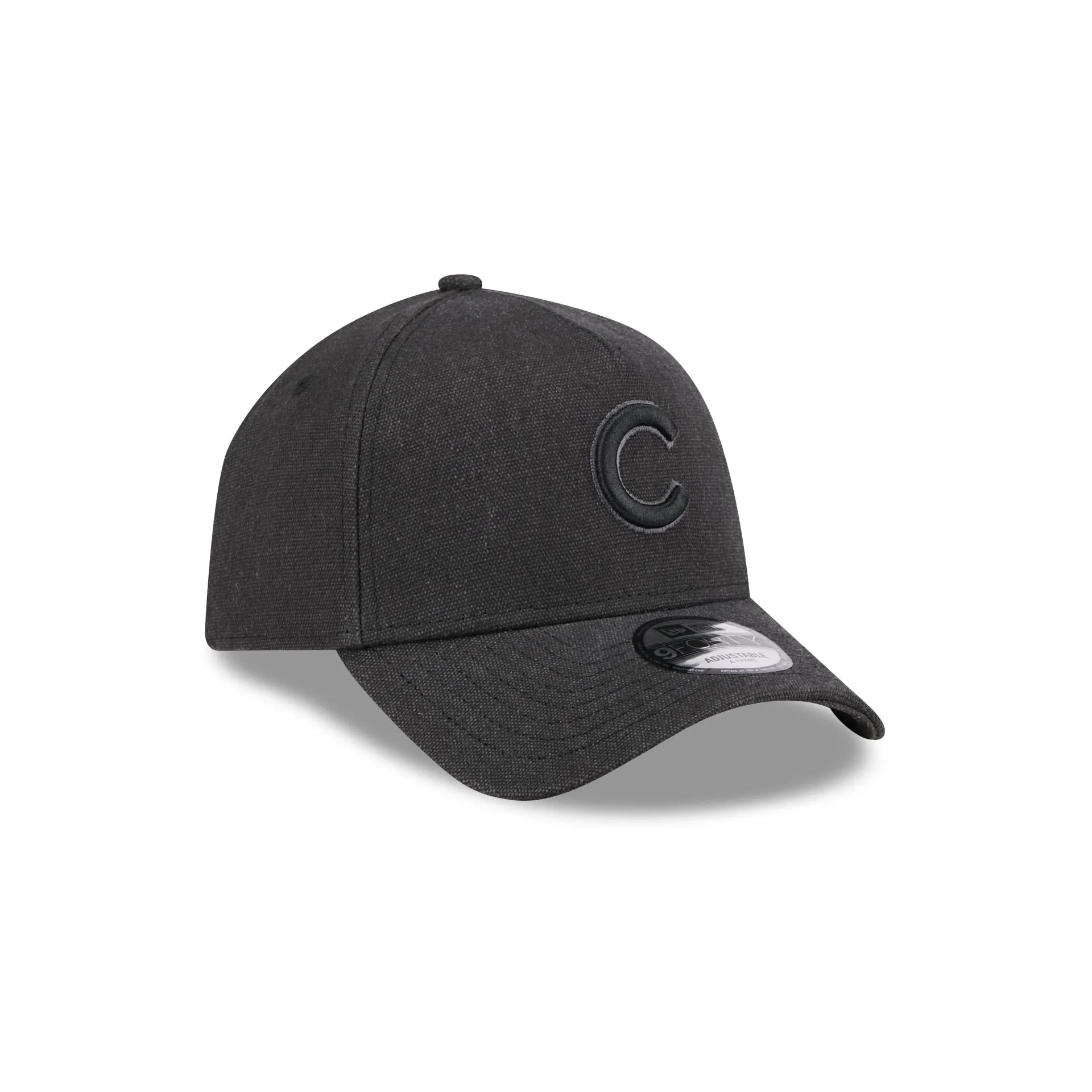 Chicago Cubs Logo Essentials Black 9FORTY A-Frame Snapback Hat sold by New Era product image thumbnail 3