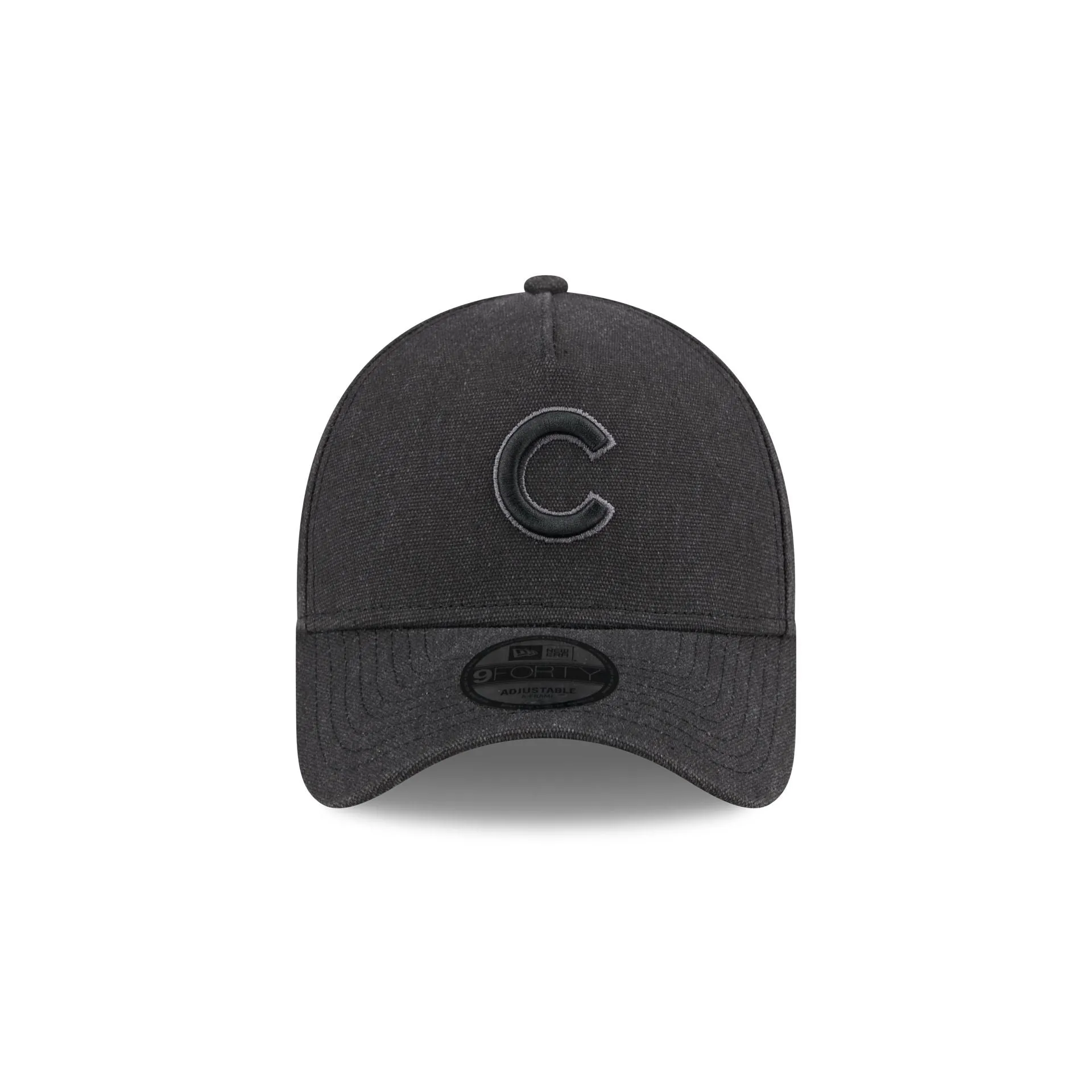 Chicago Cubs Logo Essentials Black 9FORTY A-Frame Snapback Hat sold by New Era product image thumbnail 2