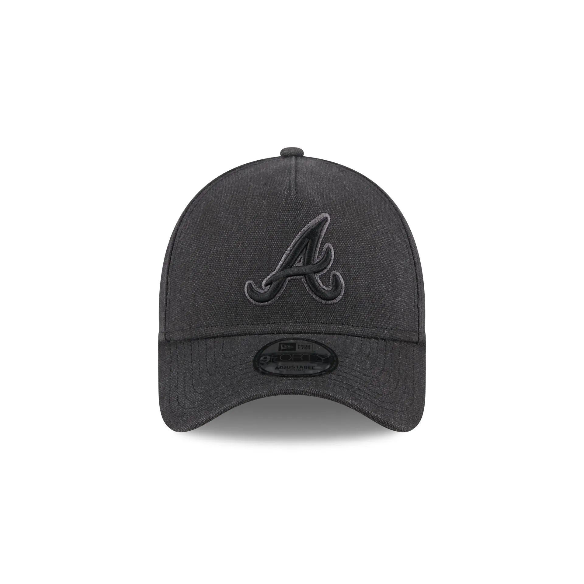 Atlanta Braves Logo Essentials Black 9FORTY A-Frame Snapback Hat sold by New Era product image thumbnail 2