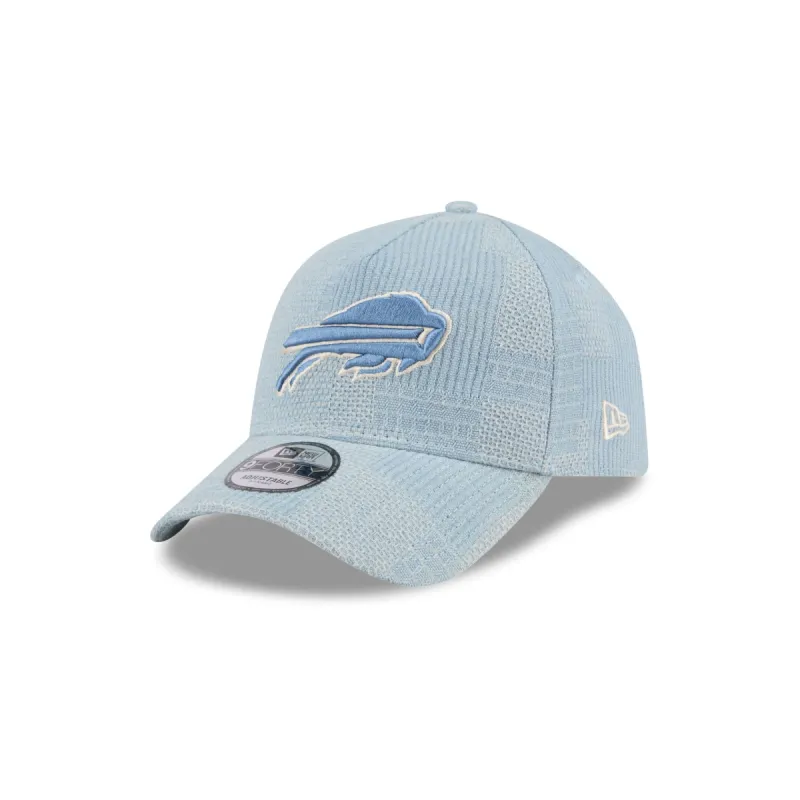 Buffalo Bills Logo Essentials Denim 9FORTY A-Frame Snapback Hat sold by New Era