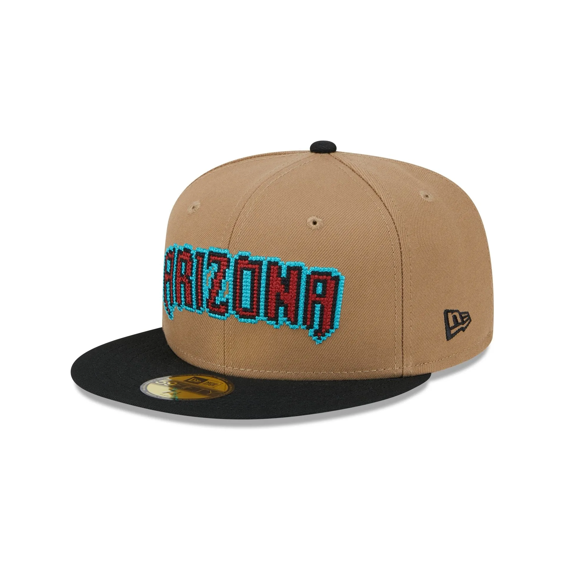 Arizona Diamondbacks Classic 8-Bit Wordmark 59FIFTY Fitted Hat sold by New Era