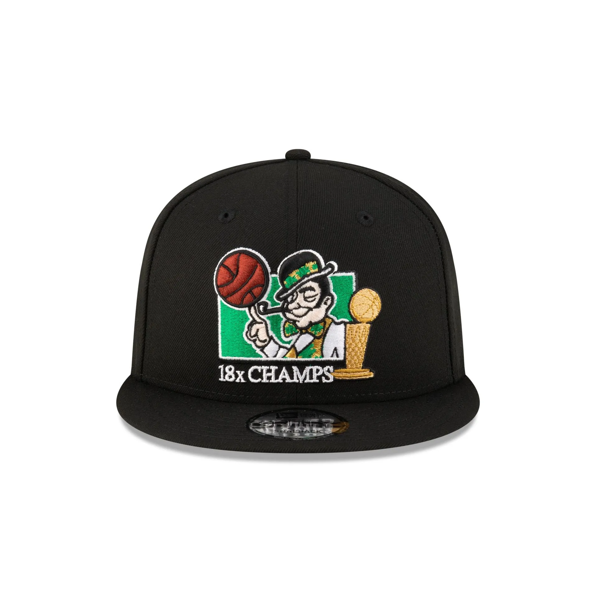 Boston Celtics 18x Champs Lucky Black 9FIFTY Snapback Hat sold by New Era product image thumbnail 2