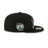 Boston Celtics 18x Champs Lucky Black 9FIFTY Snapback Hat sold by New Era