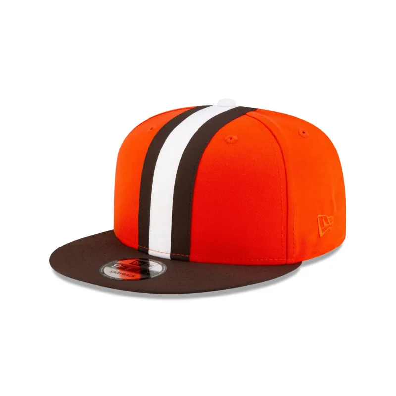 Cleveland Browns Helmet Pack 9FIFTY Snapback Hat sold by New Era