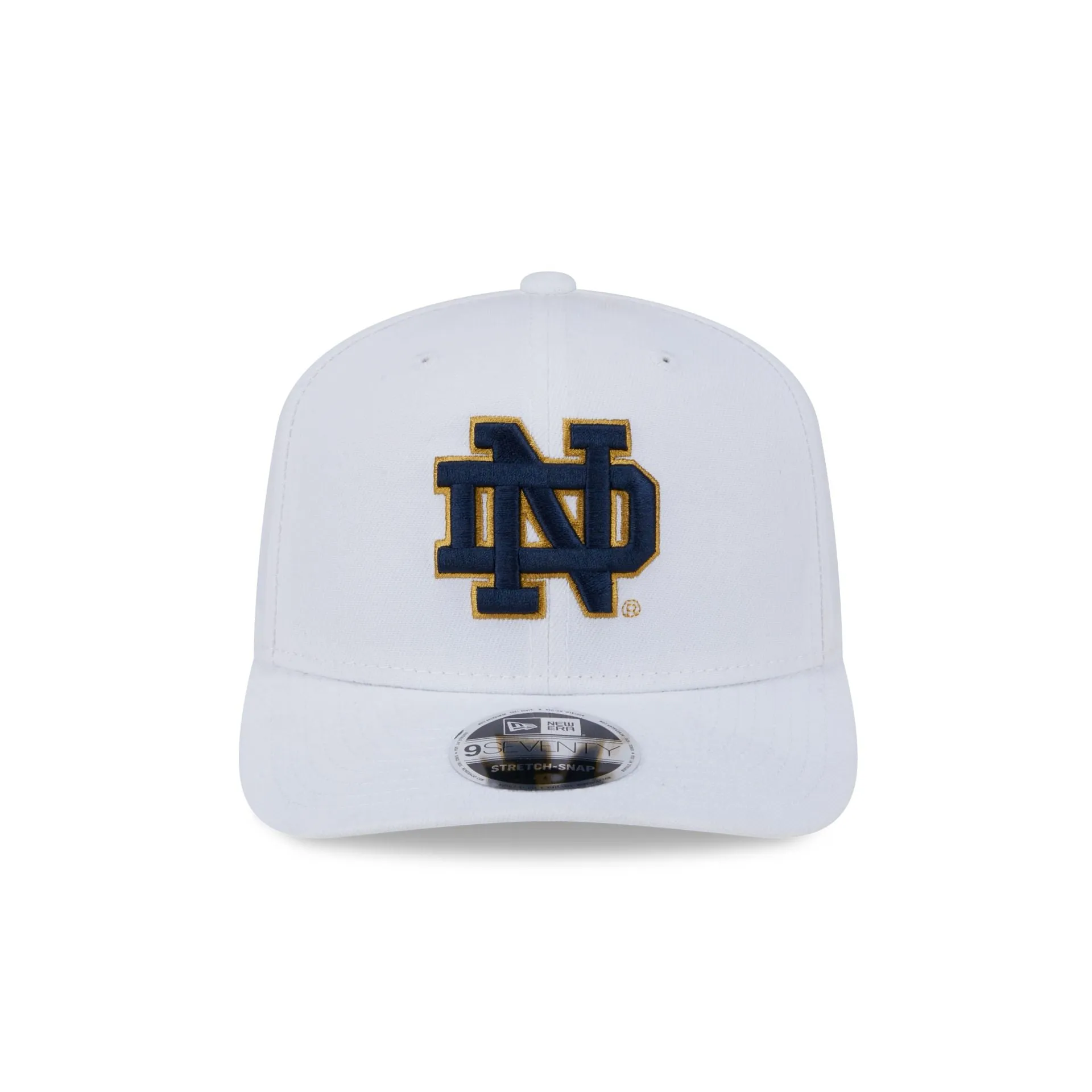 Notre Dame Fighting Irish White 9SEVENTY Stretch-Snap Hat sold by New Era product image thumbnail 2