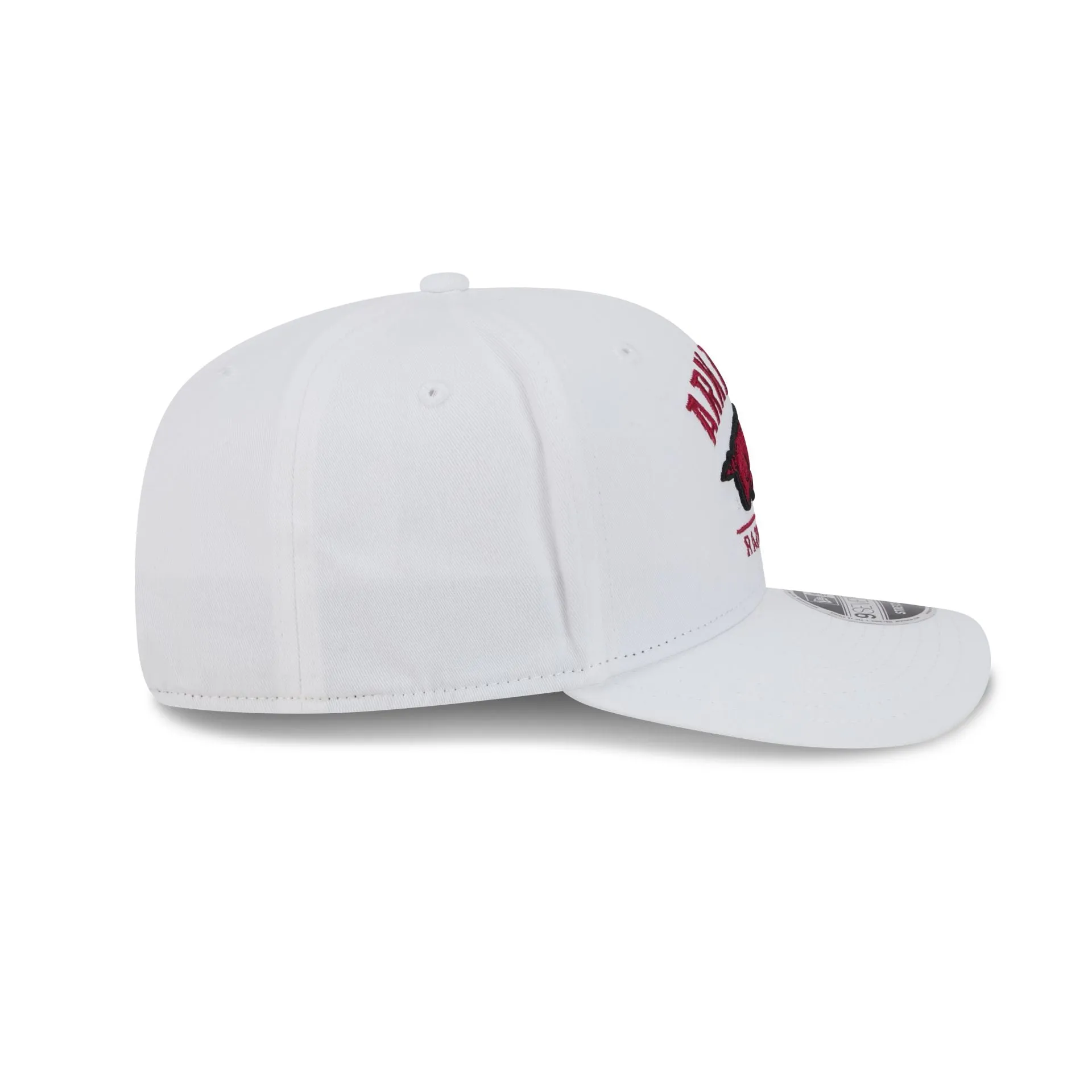 Arkansas Razorbacks Optic White 9SEVENTY Stretch-Snap Hat sold by New Era product image thumbnail 5