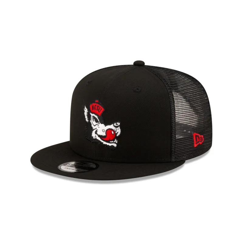 NC State Wolfpack College Vault 9FIFTY Trucker Hat sold by New Era