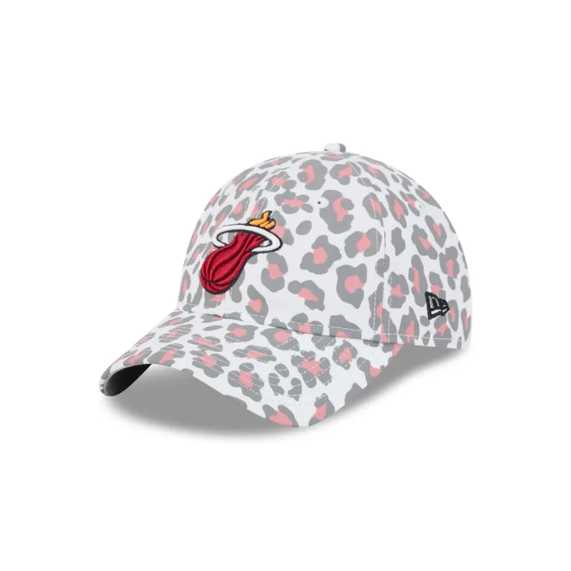 Miami Heat Active Animal Print Women's 9TWENTY Adjustable Hat sold by New Era
