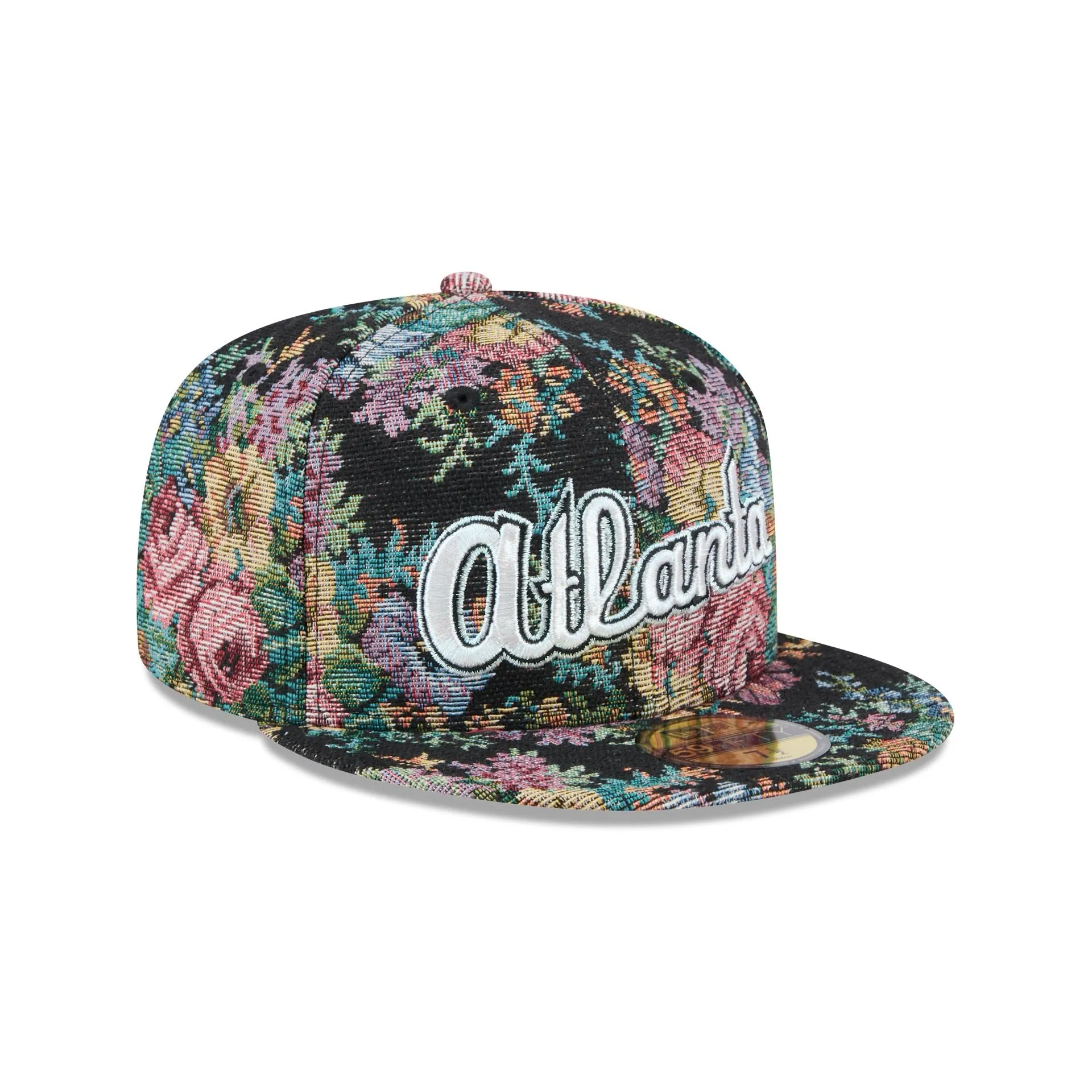 Atlanta Braves Jacquard Pattern 59FIFTY Fitted Hat sold by New Era product image thumbnail 3