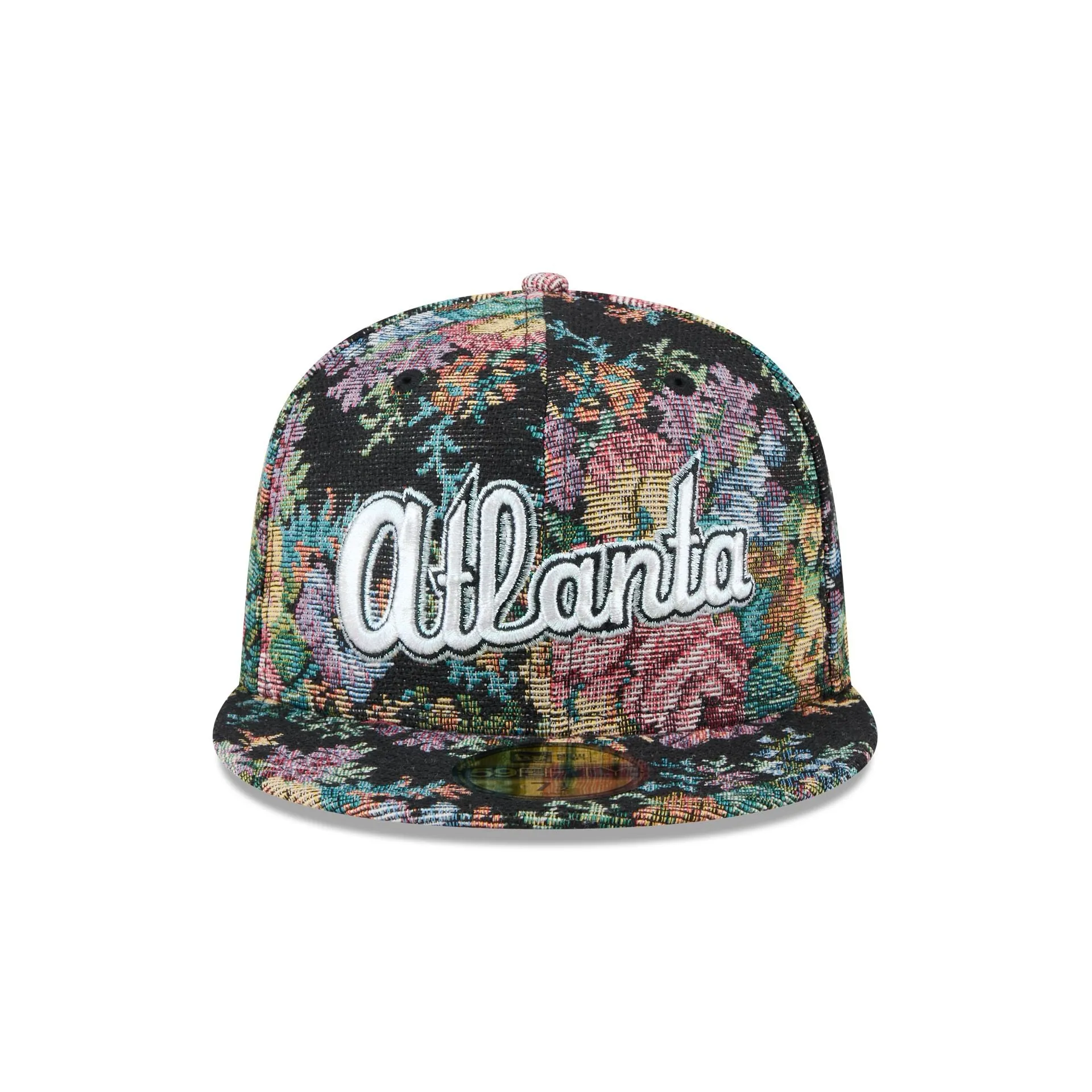 Atlanta Braves Jacquard Pattern 59FIFTY Fitted Hat sold by New Era product image thumbnail 2
