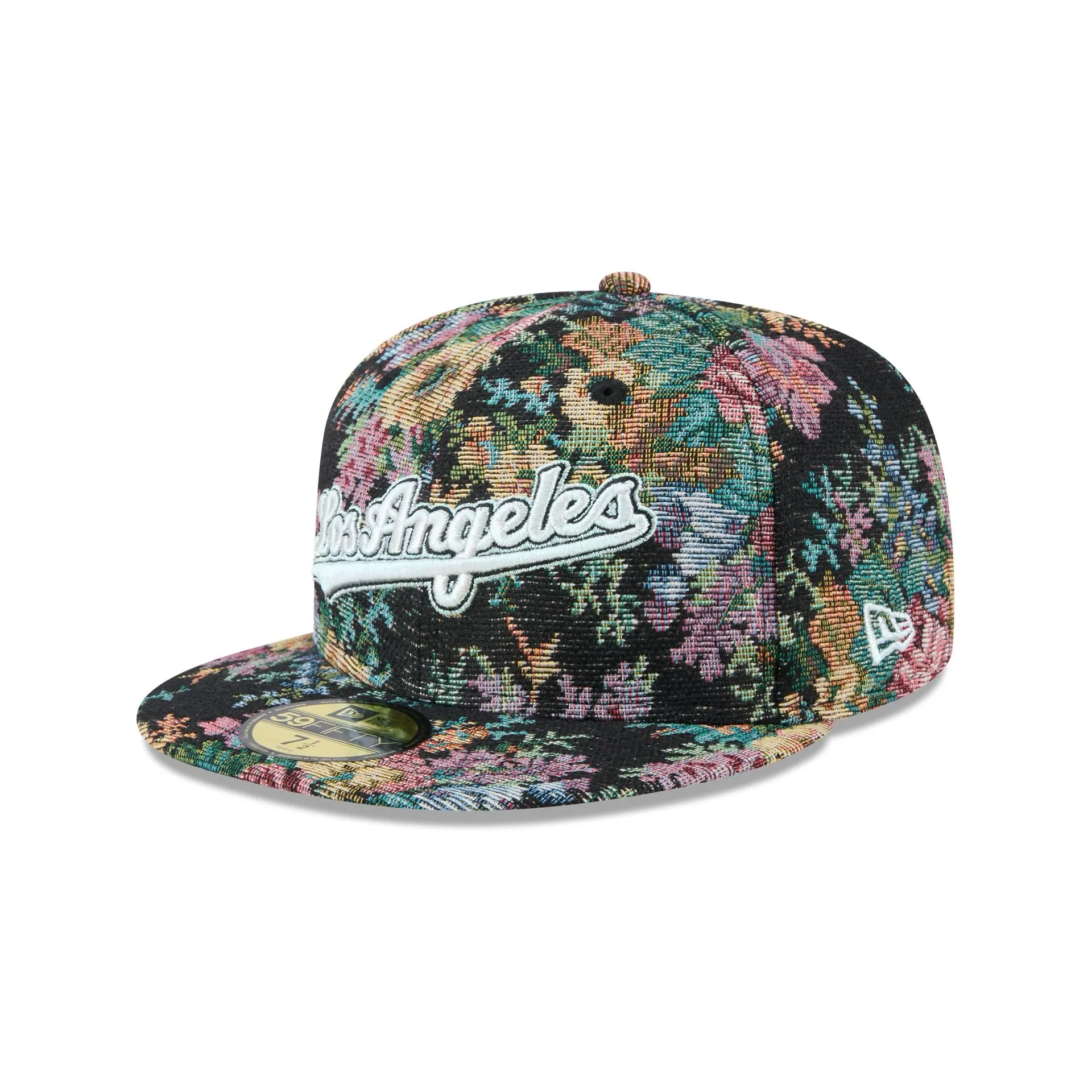 Los Angeles Dodgers Jacquard Pattern 59FIFTY Fitted Hat sold by New Era