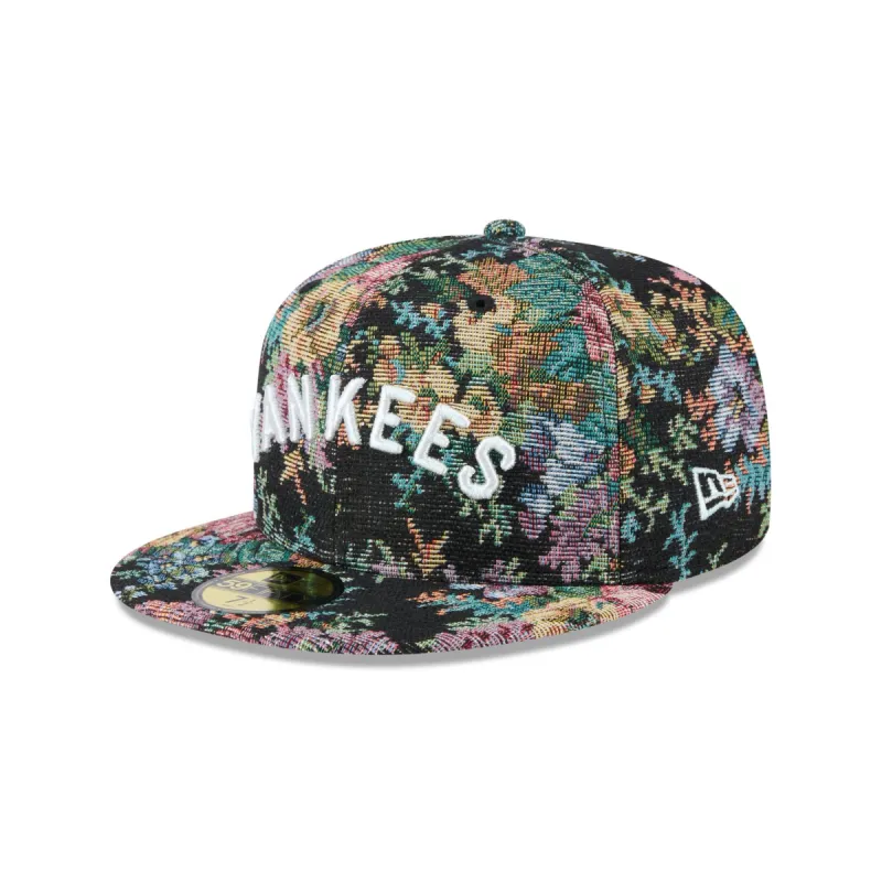 New York Yankees Jacquard Pattern 59FIFTY Fitted Hat sold by New Era