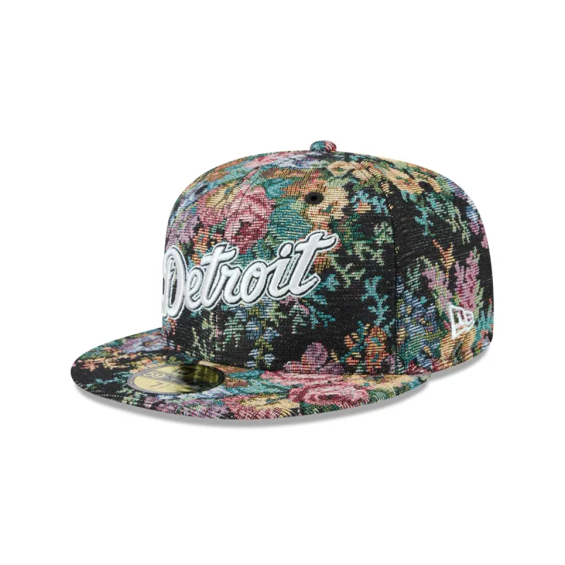 Detroit Tigers Jacquard Pattern 59FIFTY Fitted Hat sold by New Era