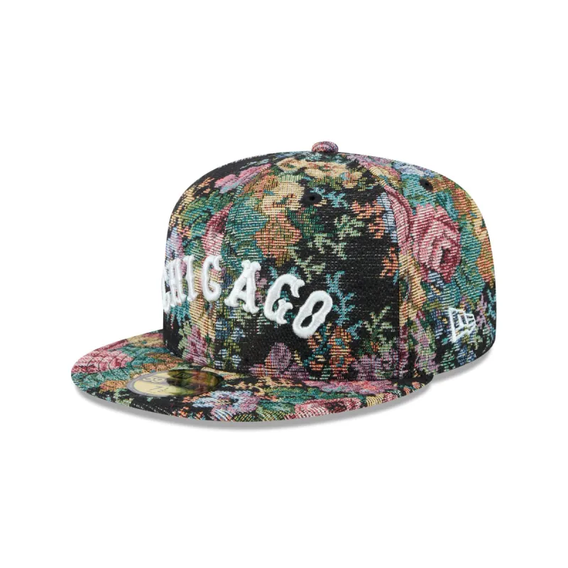 Chicago White Sox Jacquard Pattern 59FIFTY Fitted Hat sold by New Era