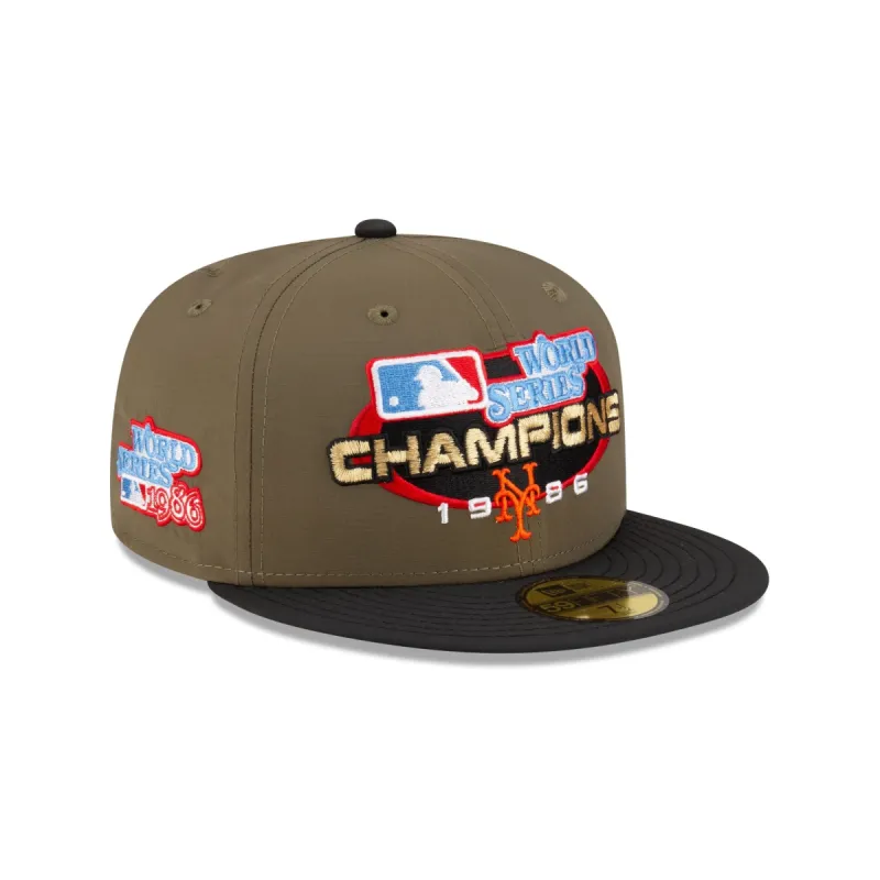 Just Caps World Series New York Mets 59FIFTY Fitted Hat made by New Era