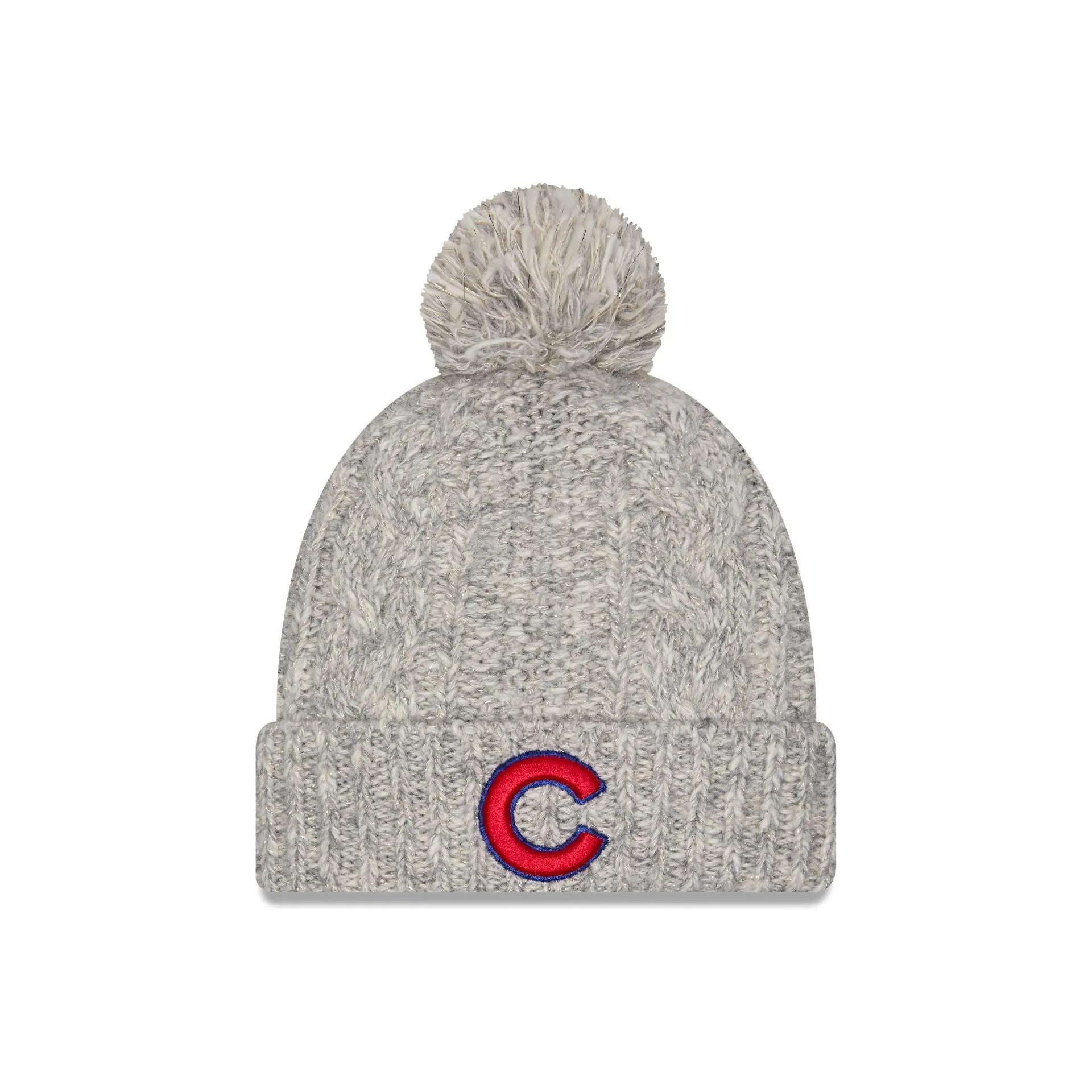 Chicago Cubs Shimmer Pom Knit Hat sold by New Era