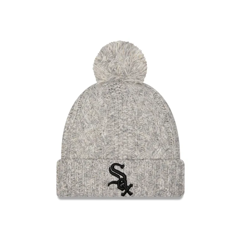 Chicago White Sox Shimmer Pom Knit Hat sold by New Era
